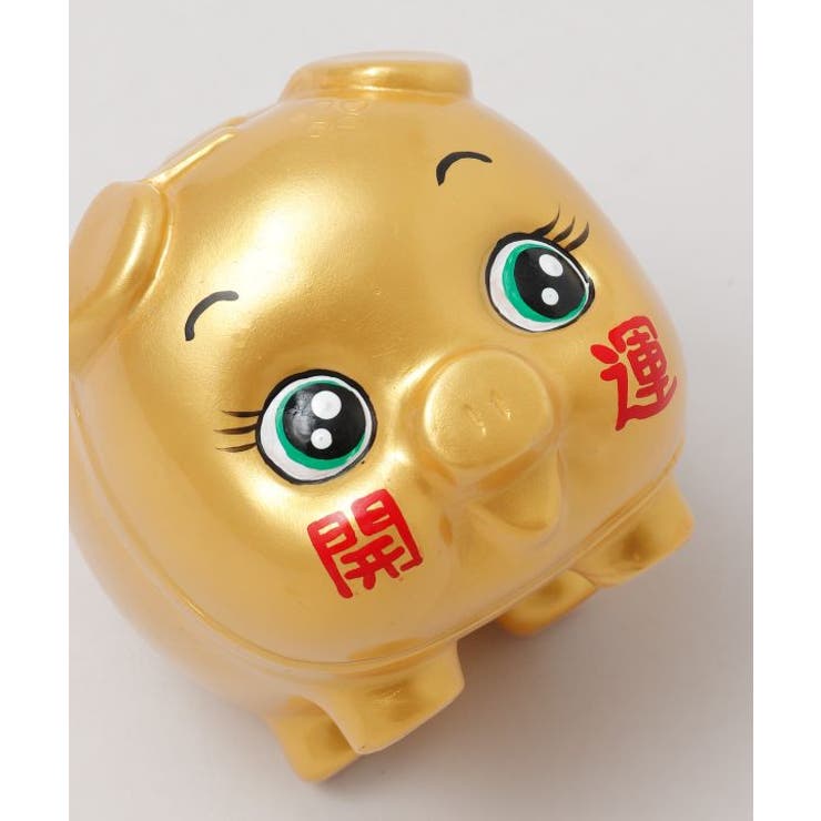 【カヤ】金の豚の貯金箱 大 | アミナコレクション  | 詳細画像9 