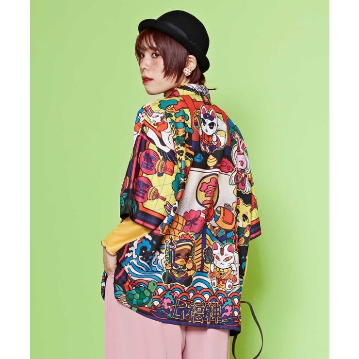 【カヤ】《中村杏子×倭物やカヤ》来福シャツ | アミナコレクション | 詳細画像11 