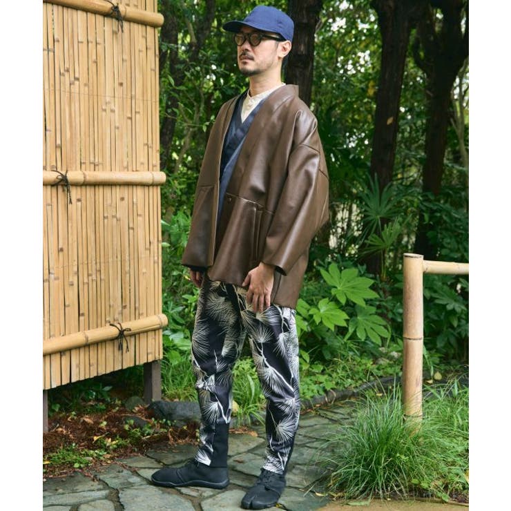 【カヤ】寒のつくり革メンズコート | アミナコレクション | 詳細画像1 