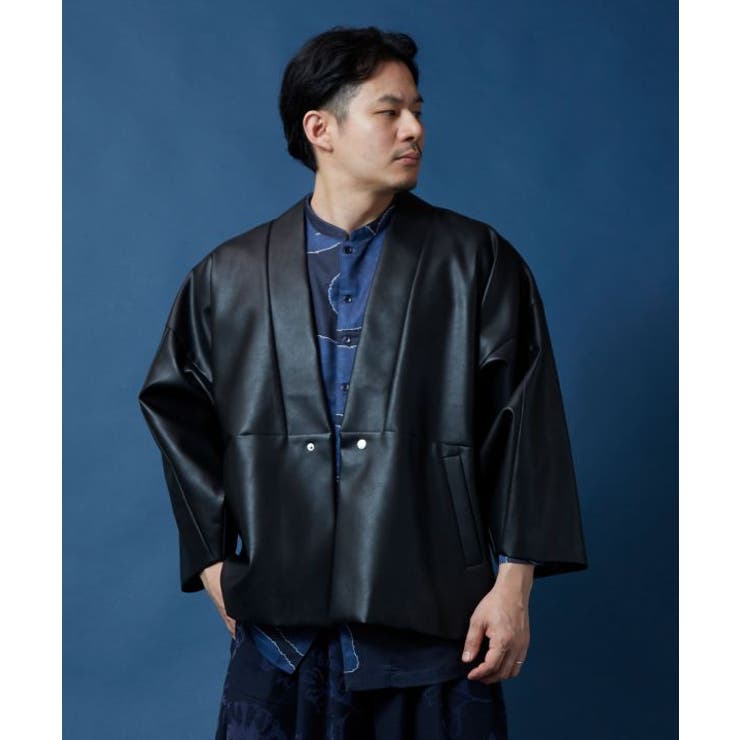 【カヤ】寒のつくり革メンズコート | アミナコレクション | 詳細画像8 