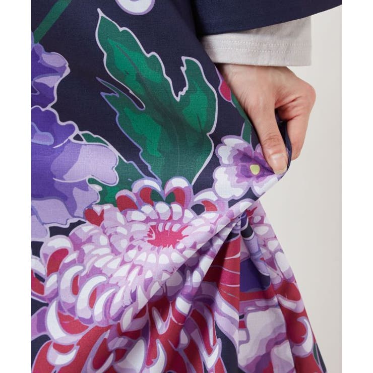 【カヤ】花々羽織付きワンピース | アミナコレクション  | 詳細画像20 