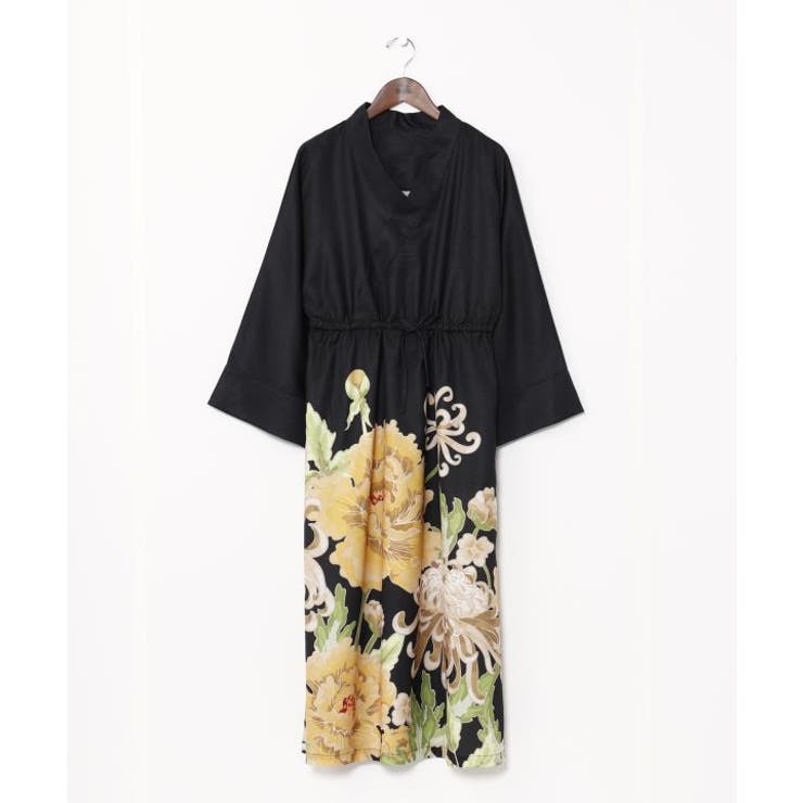 【カヤ】花々羽織付きワンピース | アミナコレクション  | 詳細画像37 