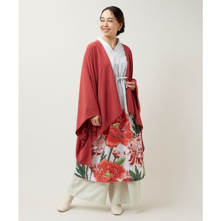 【カヤ】花々羽織付きワンピース | アミナコレクション  | 詳細画像4 