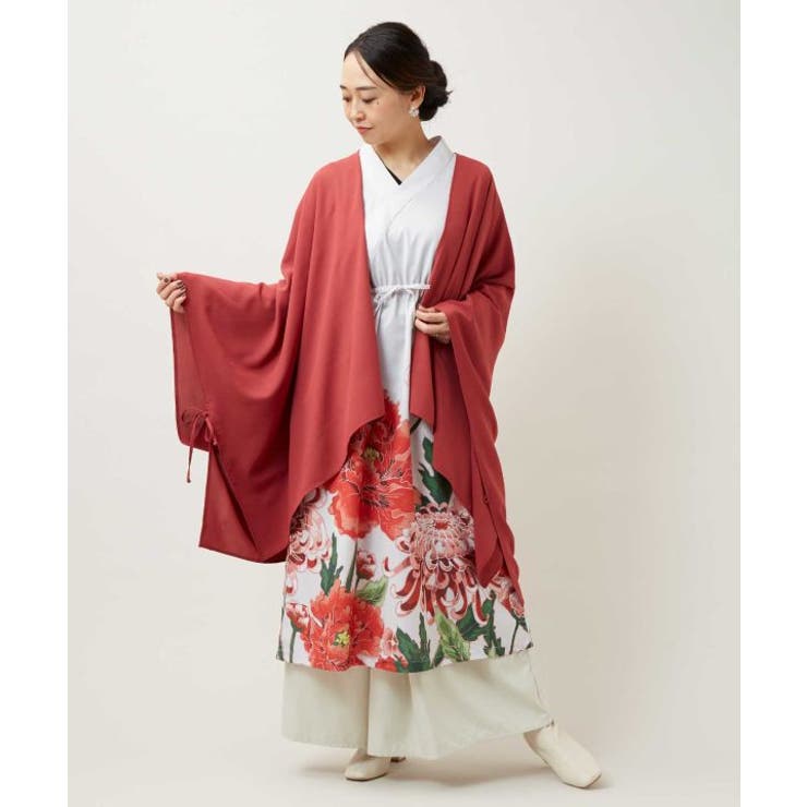 【カヤ】花々羽織付きワンピース | アミナコレクション  | 詳細画像49 