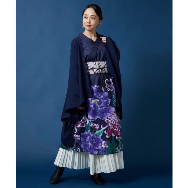 【カヤ】花々羽織付きワンピース | アミナコレクション  | 詳細画像50 