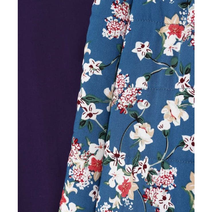 【カヤ】色衣桔梗メンズ半纏 | アミナコレクション | 詳細画像1 