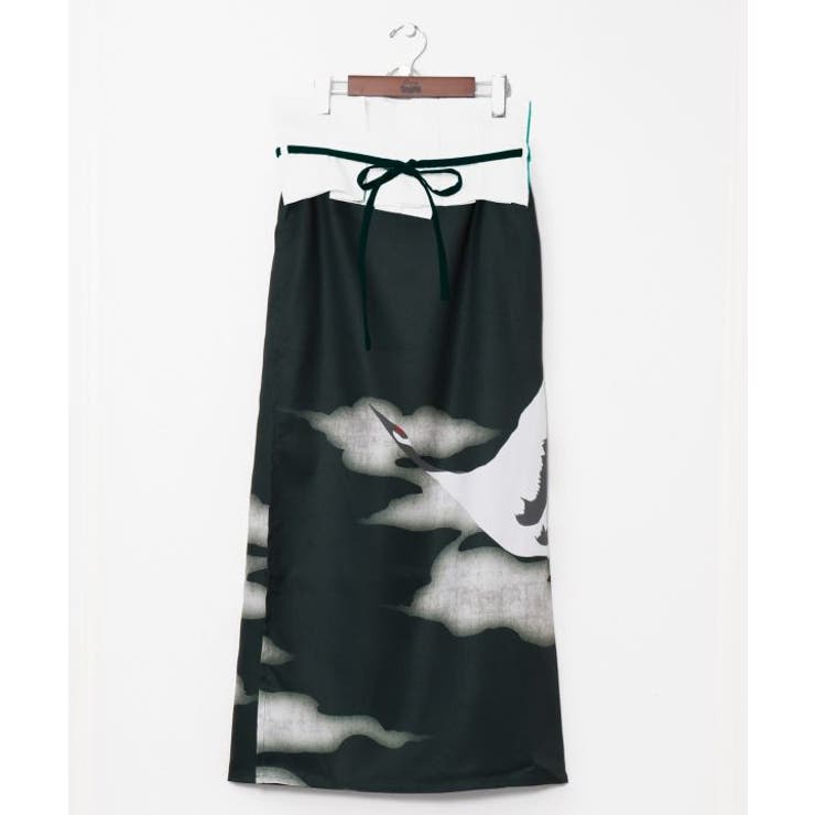 【カヤ】鶴寿帯付きスカート | アミナコレクション  | 詳細画像1 