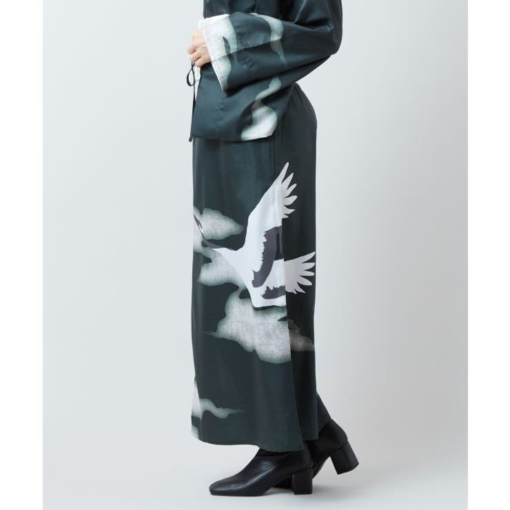 【カヤ】鶴寿帯付きスカート | アミナコレクション  | 詳細画像3 