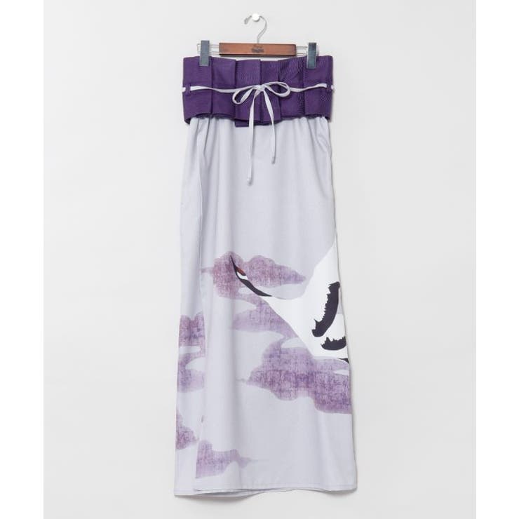 ライトパープル | 【カヤ】鶴寿帯付きスカート | アミナコレクション 