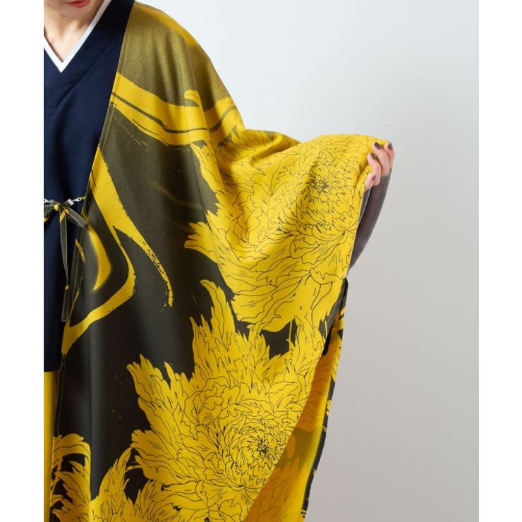 【カヤ】花墨長羽織 | アミナコレクション  | 詳細画像10 