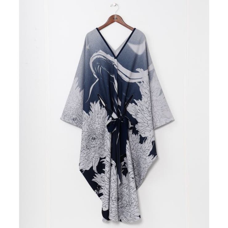 【カヤ】花墨ワンピース | アミナコレクション  | 詳細画像2 