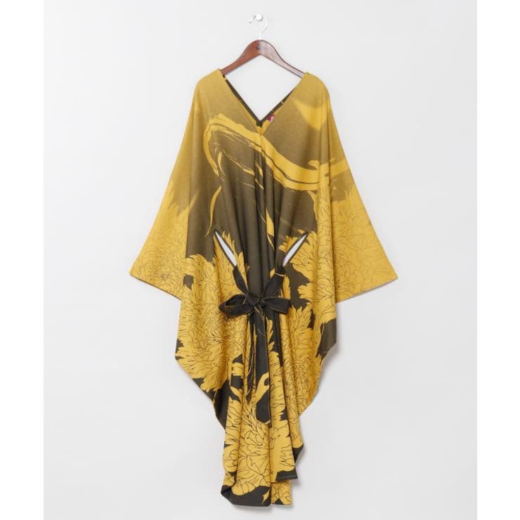 【カヤ】花墨ワンピース | アミナコレクション  | 詳細画像4 