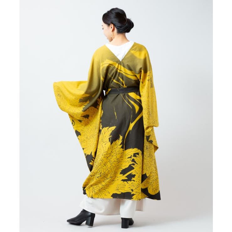 【カヤ】花墨ワンピース | アミナコレクション  | 詳細画像8 