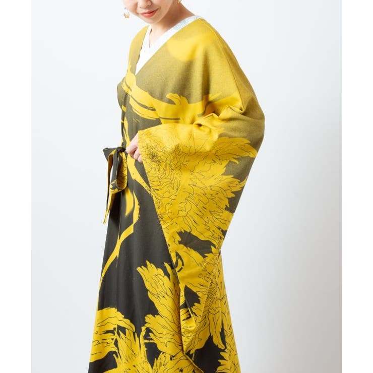 【カヤ】花墨ワンピース | アミナコレクション  | 詳細画像9 