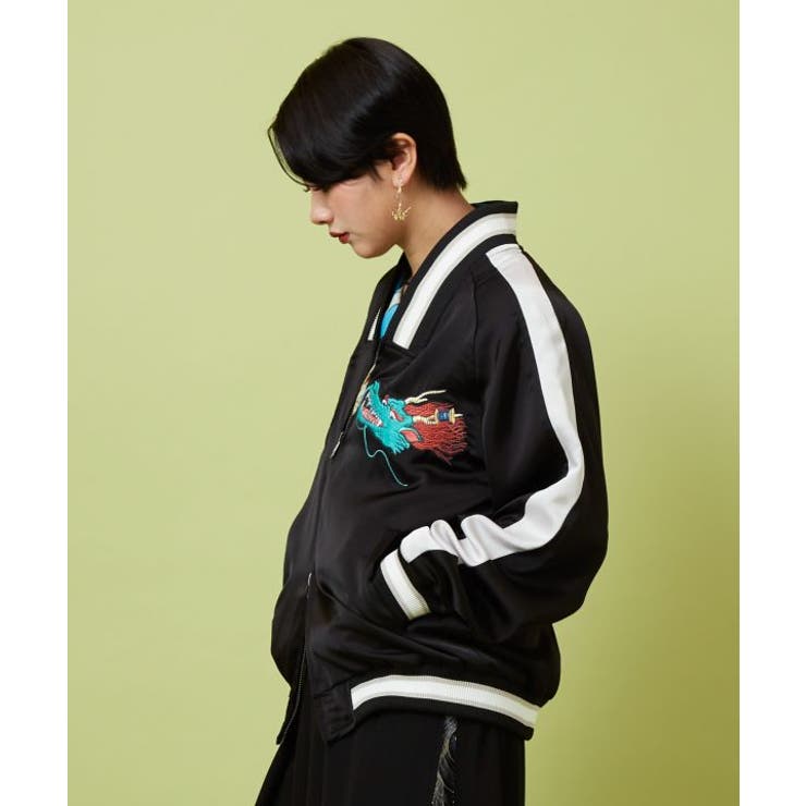 【カヤ】リバーシブルジャケットMサイズ《鈴木ひょっとこ×倭物やカヤ》 | アミナコレクション  | 詳細画像5 