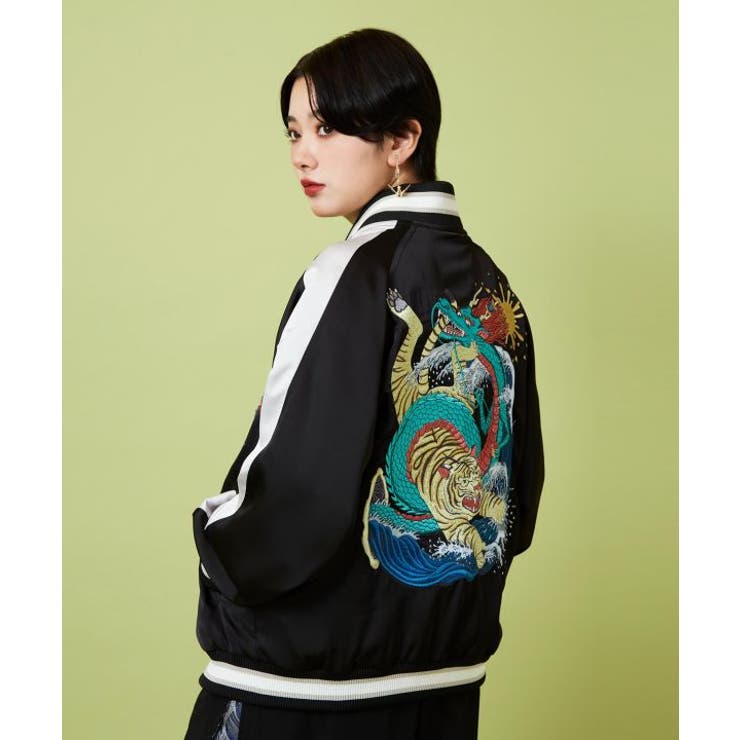 【カヤ】リバーシブルジャケットMサイズ《鈴木ひょっとこ×倭物やカヤ》 | アミナコレクション  | 詳細画像6 