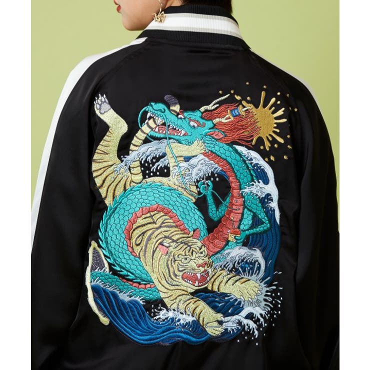 【カヤ】リバーシブルジャケットMサイズ《鈴木ひょっとこ×倭物やカヤ》 | アミナコレクション  | 詳細画像7 