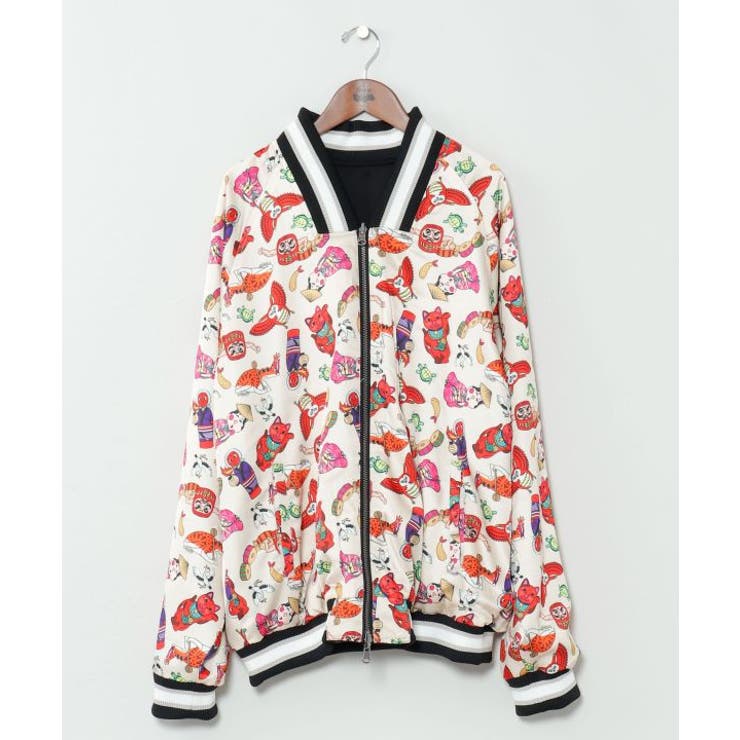 【カヤ】リバーシブルジャケットLサイズ《鈴木ひょっとこ×倭物やカヤ》 | アミナコレクション  | 詳細画像14 