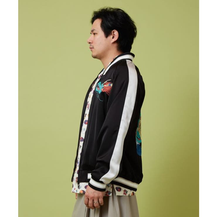 【カヤ】リバーシブルジャケットLサイズ《鈴木ひょっとこ×倭物やカヤ》 | アミナコレクション  | 詳細画像6 