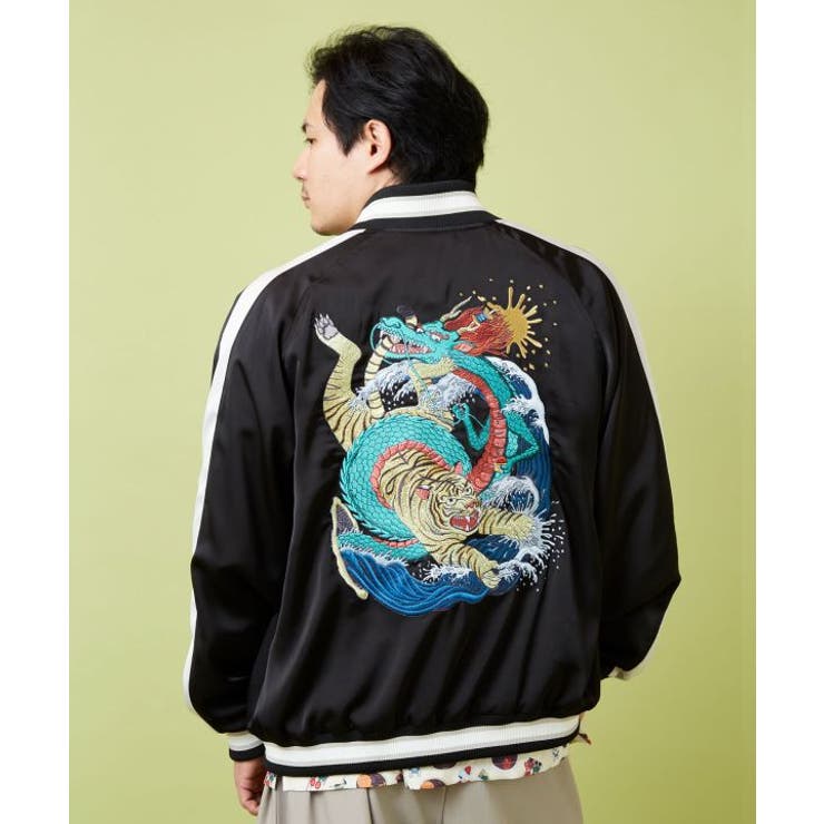 【カヤ】リバーシブルジャケットLサイズ《鈴木ひょっとこ×倭物やカヤ》 | アミナコレクション  | 詳細画像7 