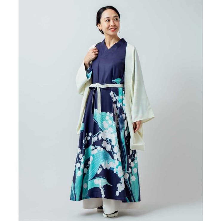 パープル系その他 | 【カヤ】揺る鈴蘭【羽織付き】ワンピース | アミナコレクション 