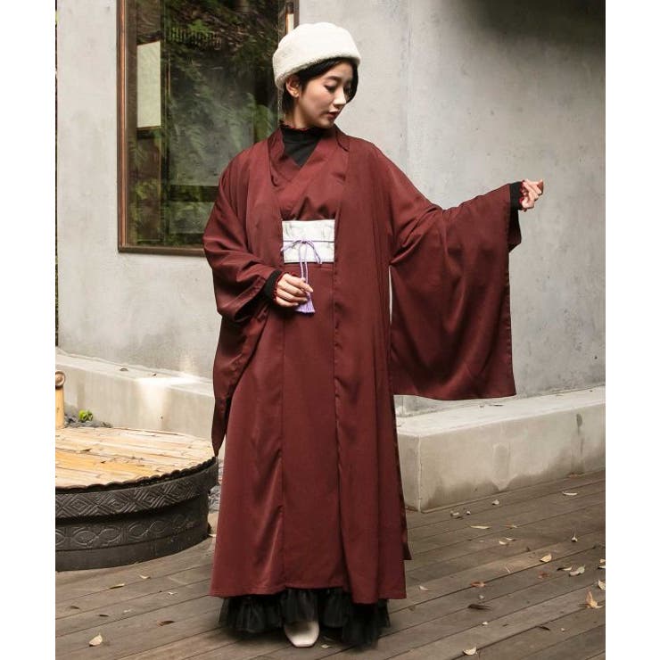 レッド | 【カヤ】和の狭衣羽織 | アミナコレクション 