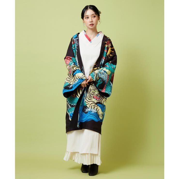 【カヤ】リバーシブル羽織《鈴木ひょっとこ×倭物やカヤ》 | アミナコレクション  | 詳細画像4 
