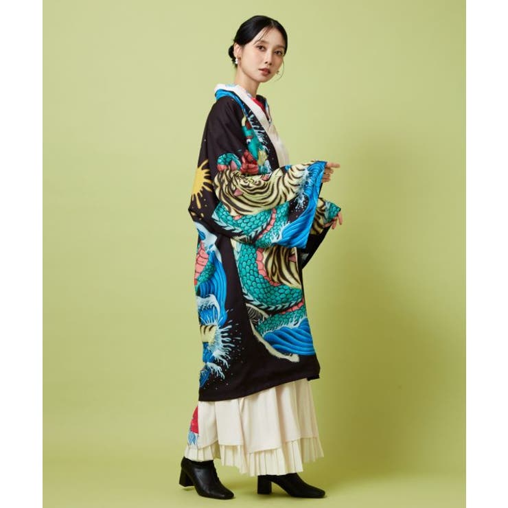 【カヤ】リバーシブル羽織《鈴木ひょっとこ×倭物やカヤ》 | アミナコレクション  | 詳細画像6 