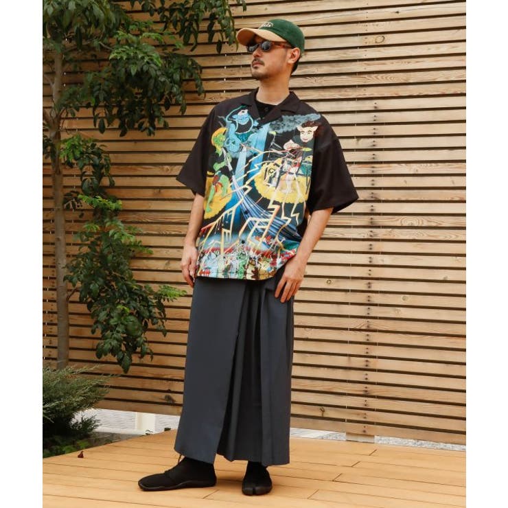 【カヤ】アロハシャツ《鈴木ひょっとこ×倭物やカヤ》 | アミナコレクション  | 詳細画像1 