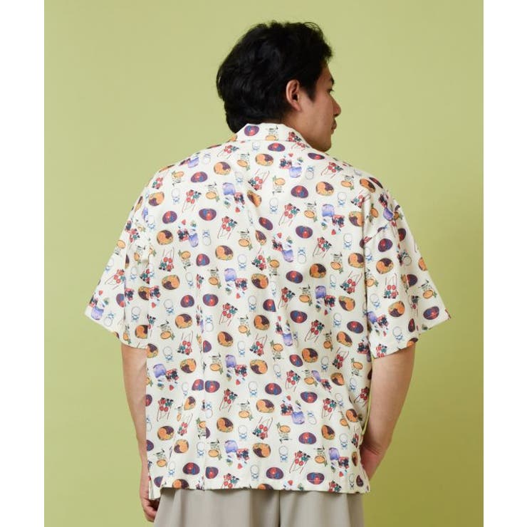 【カヤ】アロハシャツ《鈴木ひょっとこ×倭物やカヤ》 | アミナコレクション  | 詳細画像12 