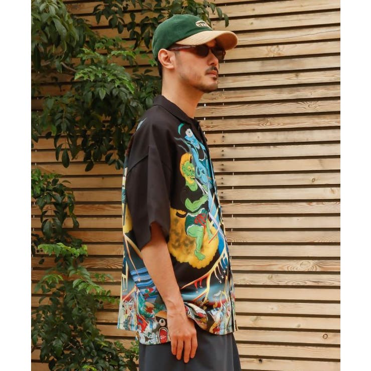 【カヤ】アロハシャツ《鈴木ひょっとこ×倭物やカヤ》 | アミナコレクション  | 詳細画像3 