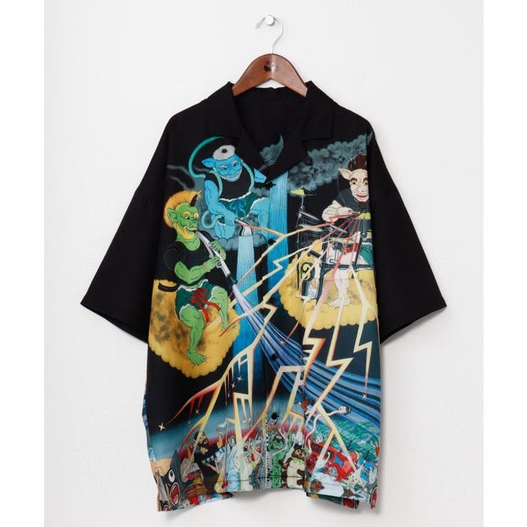 【カヤ】アロハシャツ《鈴木ひょっとこ×倭物やカヤ》 | アミナコレクション  | 詳細画像5 