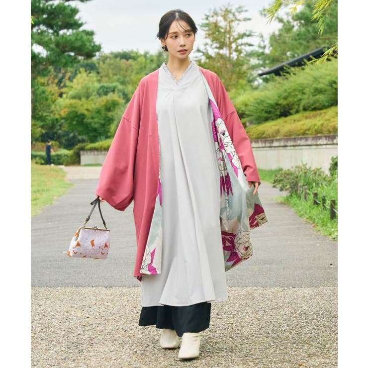 【カヤ】花の衣リバーシブル羽織 | アミナコレクション  | 詳細画像3 