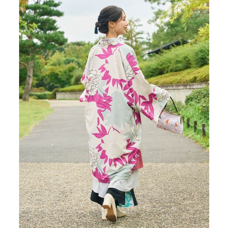 その他3 | 【カヤ】花の衣リバーシブル羽織 | アミナコレクション 