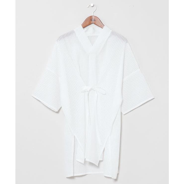 ホワイト | 【カヤ】透かし風トップス | アミナコレクション 