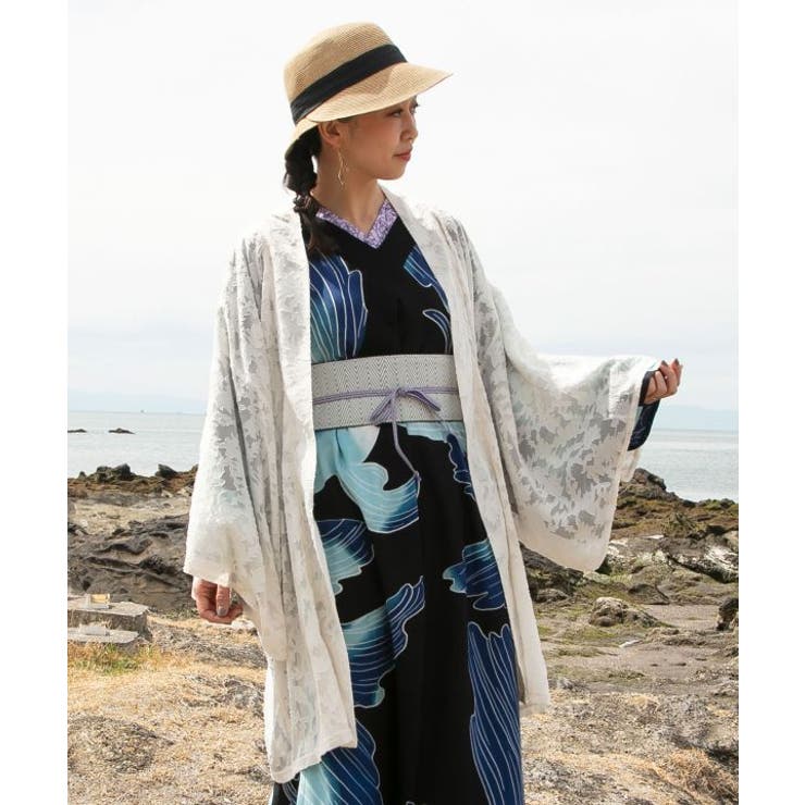 キナリ | 【カヤ】透かし花羽織 | アミナコレクション 