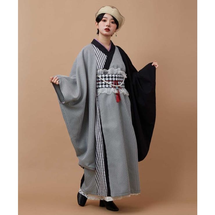 【カヤ】透き花インナーノースリーブワンピース | アミナコレクション  | 詳細画像1 