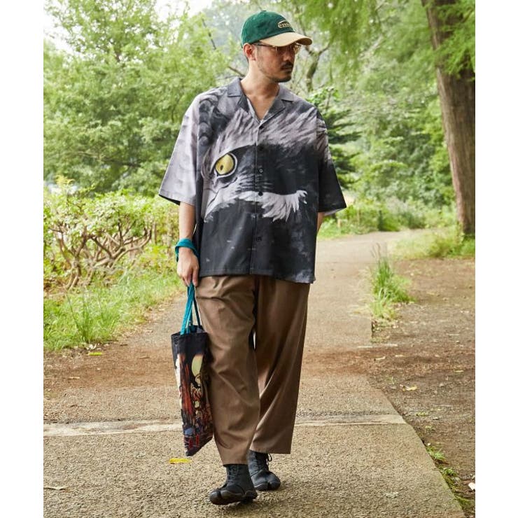 【カヤ】獣面相メンズシャツ | アミナコレクション | 詳細画像20 