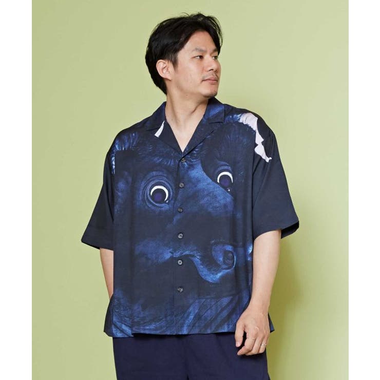 【カヤ】獣面相メンズシャツ | アミナコレクション | 詳細画像21 