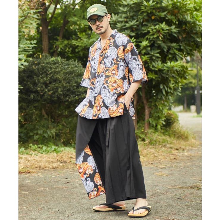 【カヤ】獣寄りメンズラップパンツ | アミナコレクション | 詳細画像1 