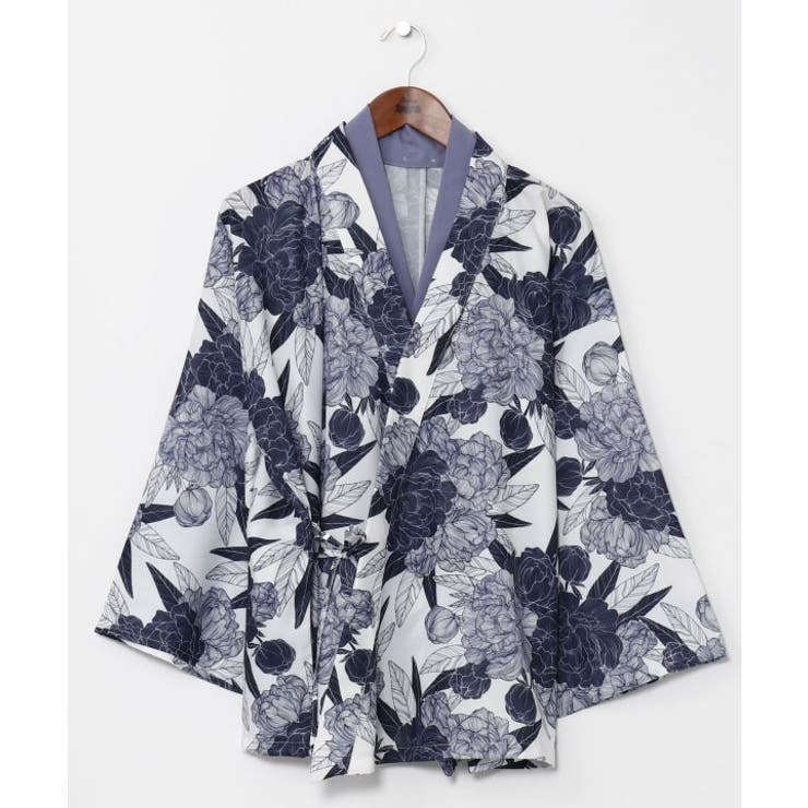 ホワイト | 【カヤ】花の趣羽織 | アミナコレクション 