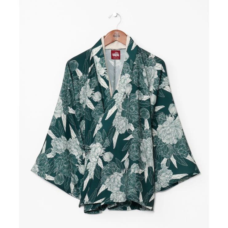 グリーン | 【カヤ】花の趣羽織 | アミナコレクション 