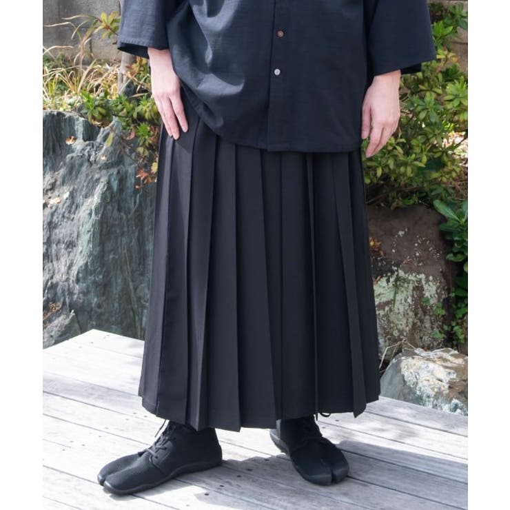 スミクロ | 【カヤ】夜趣 袴ならいメンズパンツ | アミナコレクション 