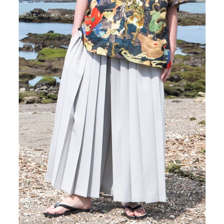 ベージュ | 【カヤ】夜趣 袴ならいメンズパンツ | アミナコレクション 