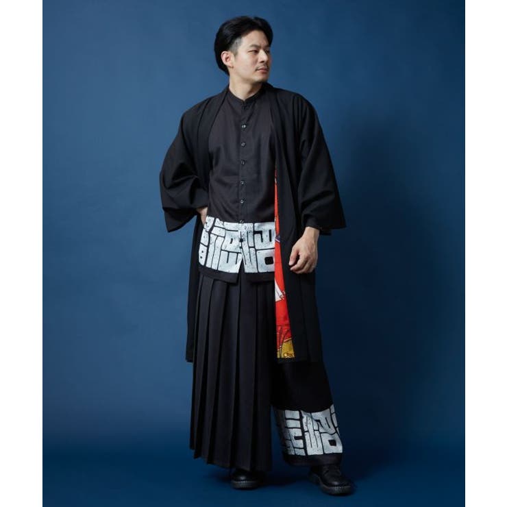 【カヤ】福字画袴メンズパンツ | アミナコレクション | 詳細画像1 