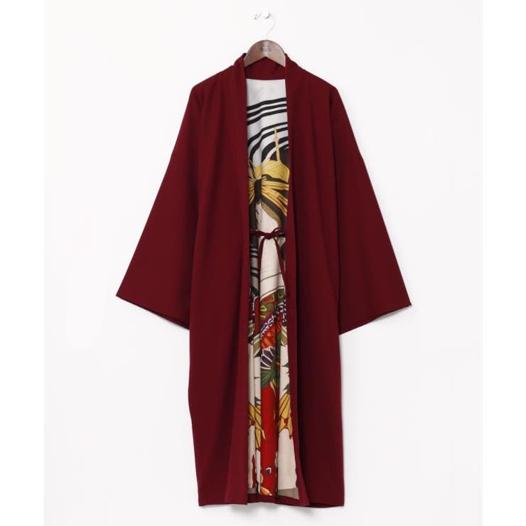 レッド | 【カヤ】暗暗裏 着物メンズ羽織 | アミナコレクション