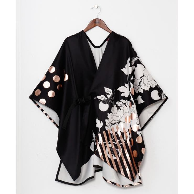 ブラック | 【カヤ】耀う牡丹羽織 | アミナコレクション