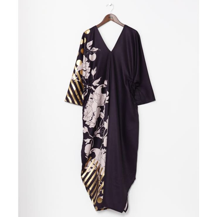 【カヤ】耀う牡丹ワンピース | アミナコレクション  | 詳細画像2 