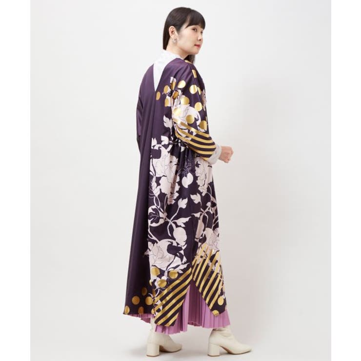 【カヤ】耀う牡丹ワンピース | アミナコレクション  | 詳細画像4 