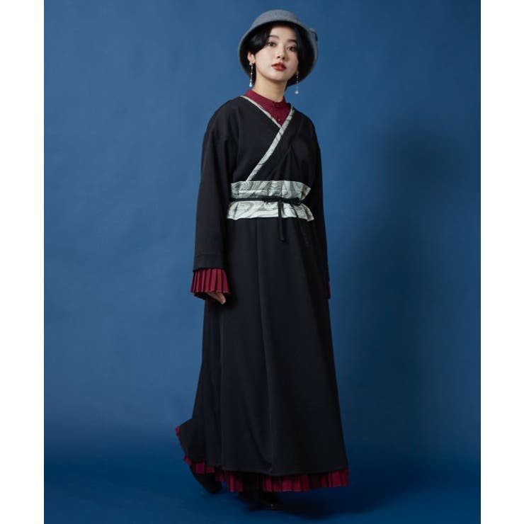 【カヤ】襞寄せバンドカラーシャツ | アミナコレクション  | 詳細画像2 